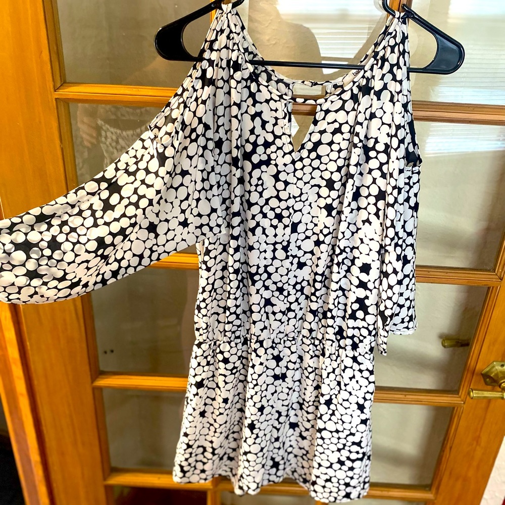 Black and white romper size medium